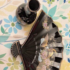 Vintage Japanese Hand-painted Fine Art Ceramic Set Decorative Porcelain